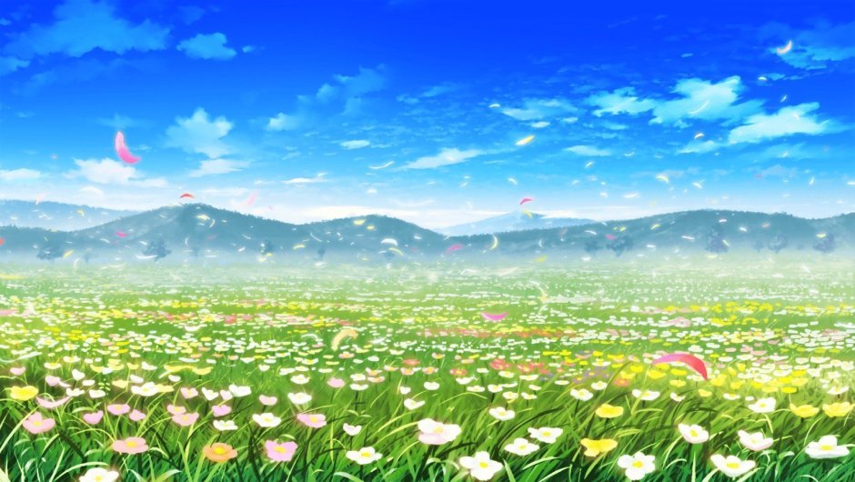 Хаяо Миядзаки Цветочное поле