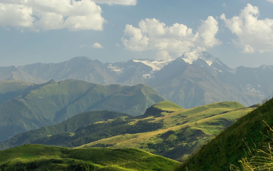 Чеченский пейзаж панорама